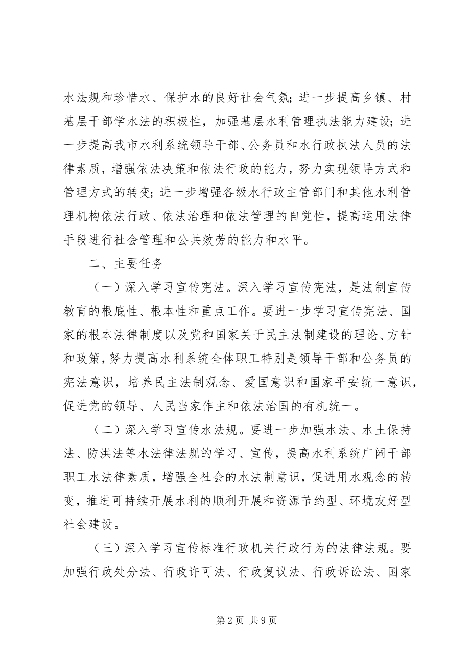 2023年市水利系统五五普法工作规划.docx_第2页