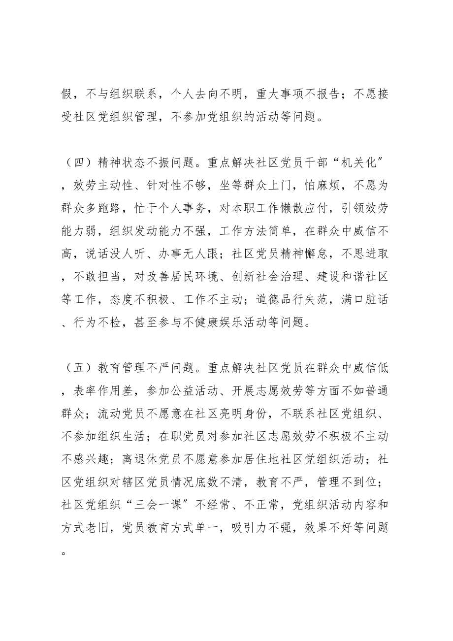 2023年城镇社区开展两学一做学习教育方案.doc_第3页