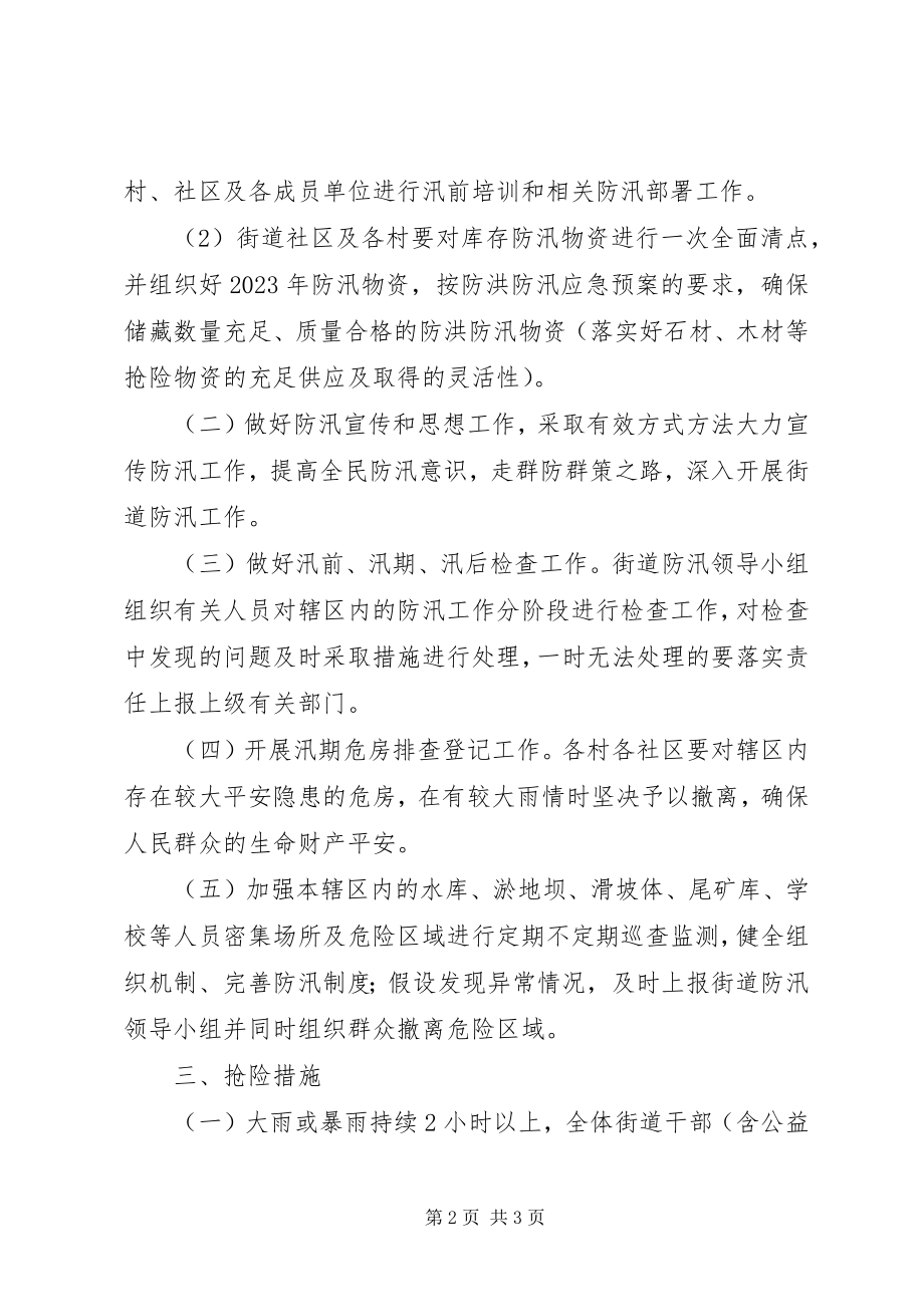 2023年街道防汛抗旱工作实施方案.docx_第2页