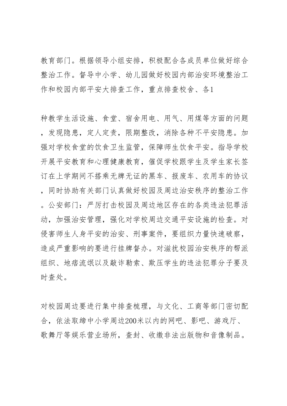 2023年学校校园及周边环境综合治理方案 2.doc_第2页