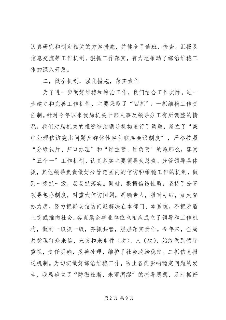 2023年市民政局二○○四年维稳和综治工作总结.docx_第2页