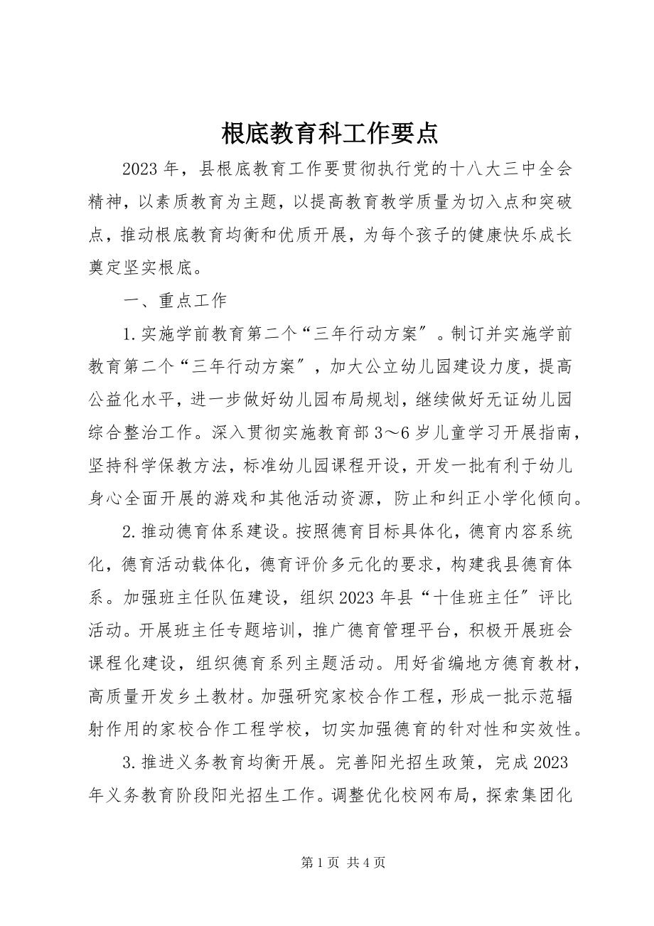 2023年基础教育科工作要点.docx_第1页