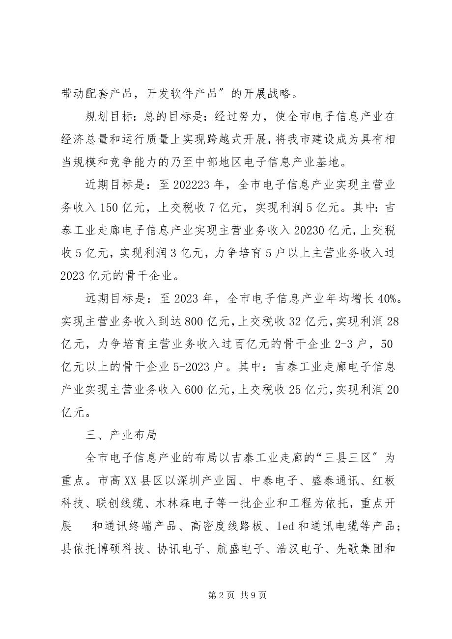 2023年招商局加快电子产业发展工作意见.docx_第2页