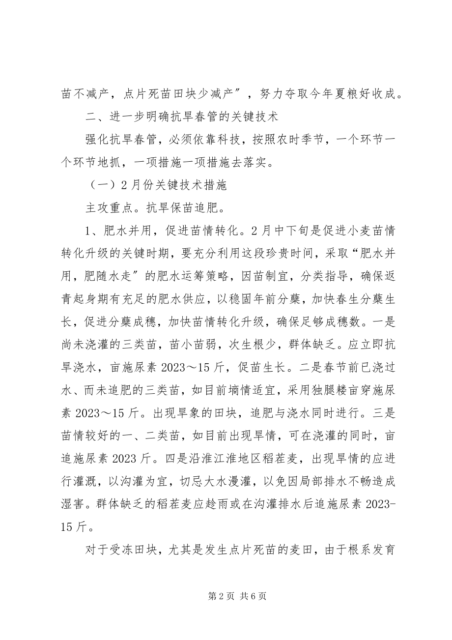 2023年小麦抗旱春管计划.docx_第2页