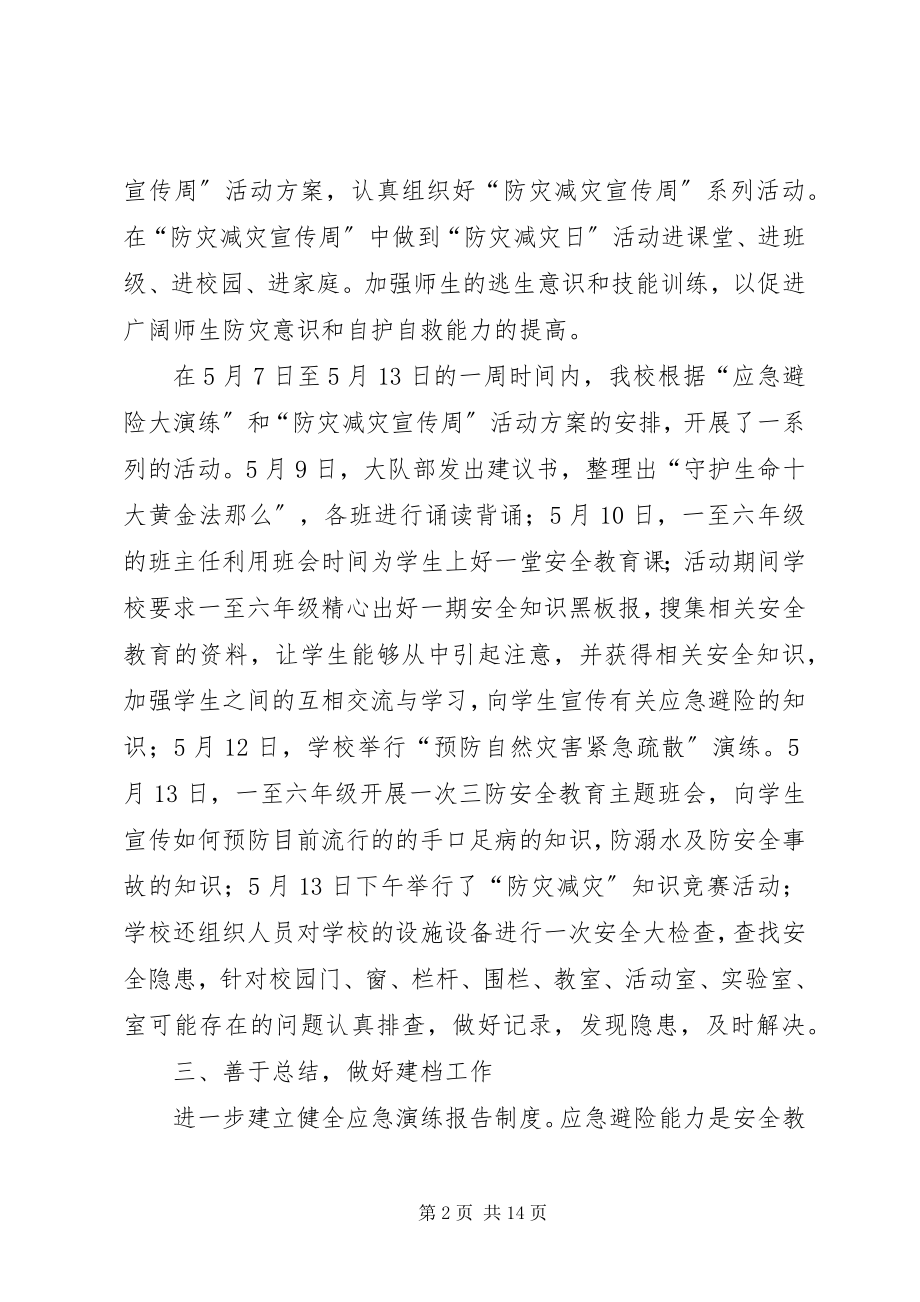 2023年防灾减灾宣传周工作总结多篇.docx_第2页