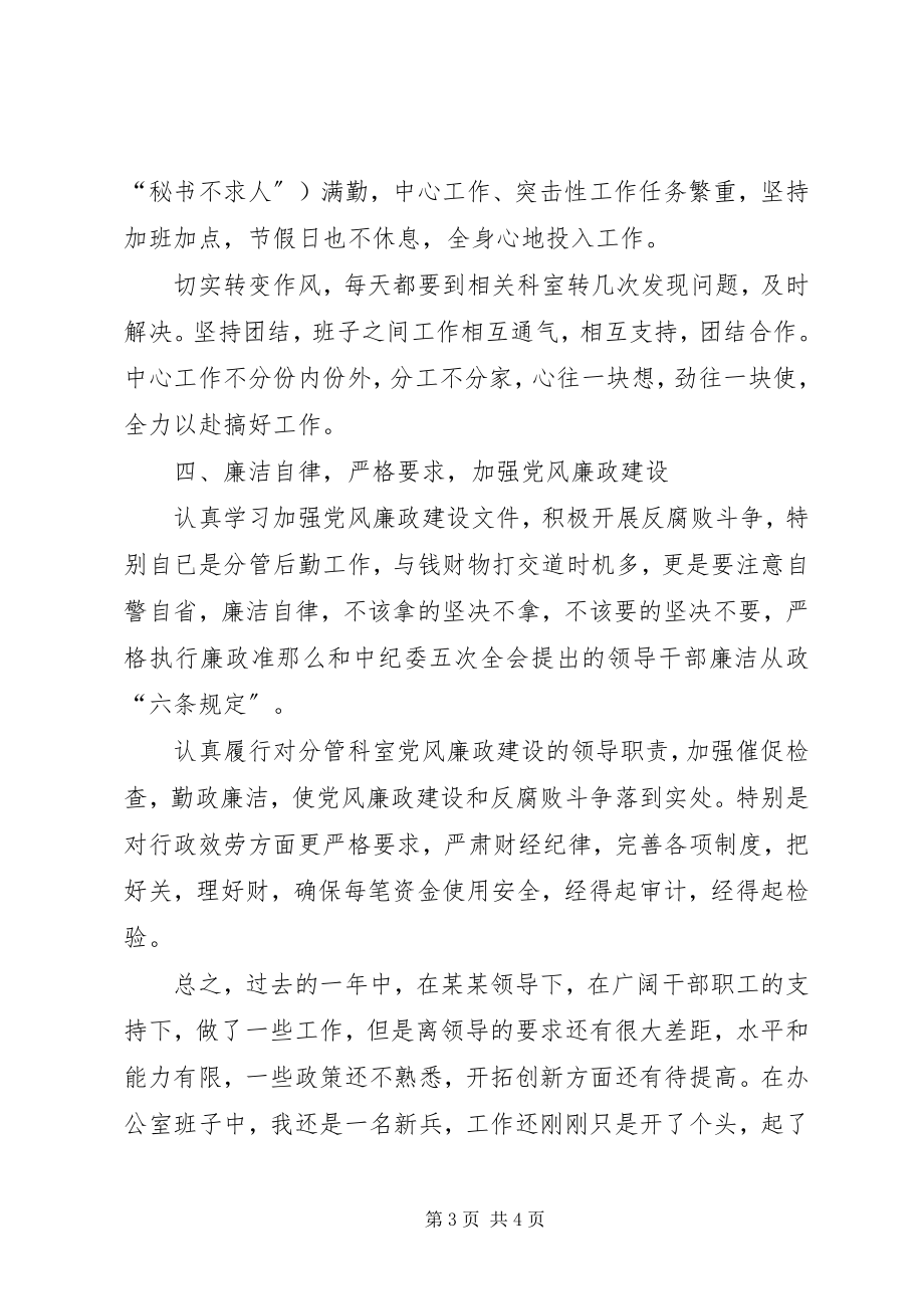 2023年度办公室副主任工作总结.docx_第3页