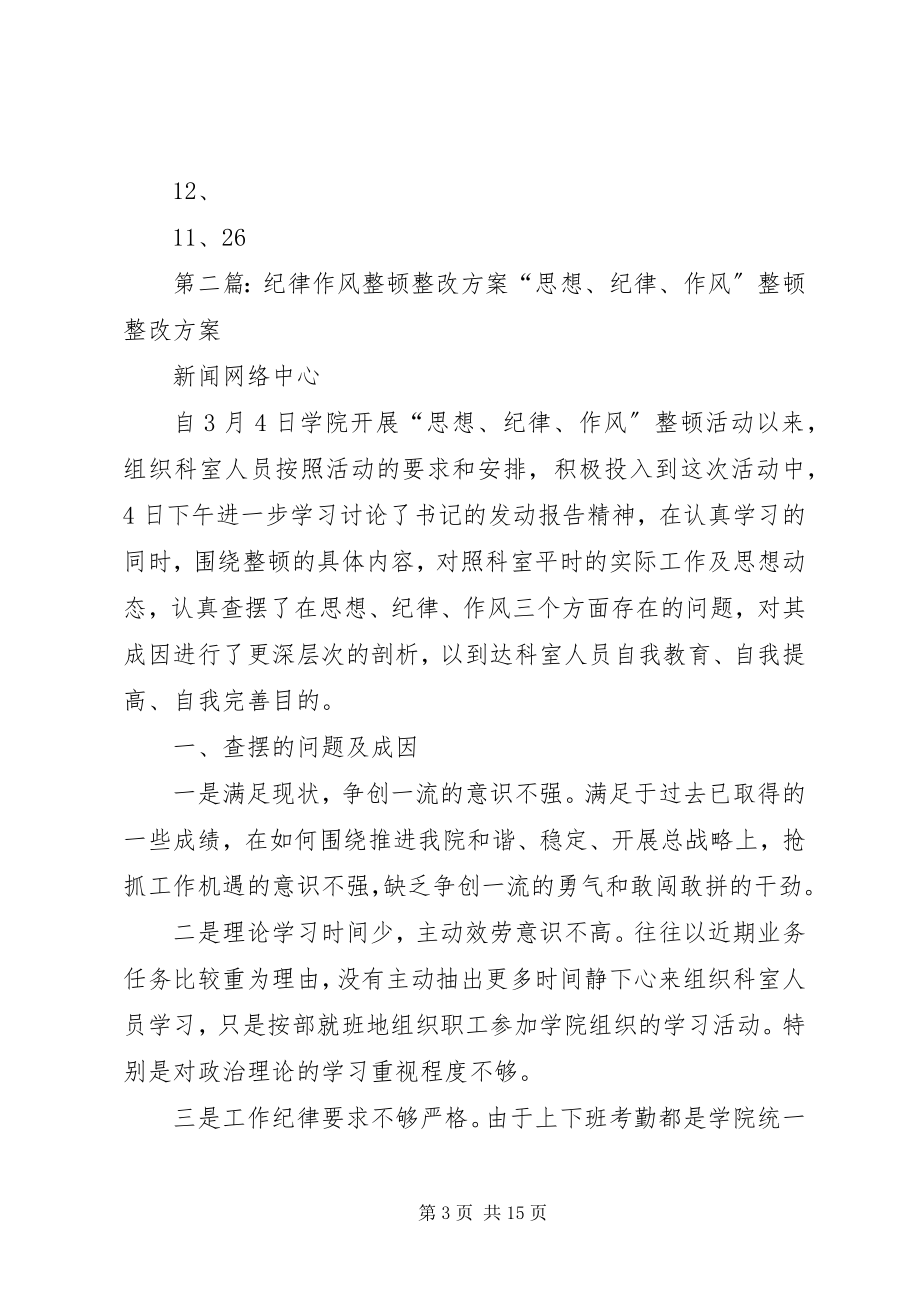 2023年纪律作风整顿整改计划.docx_第3页