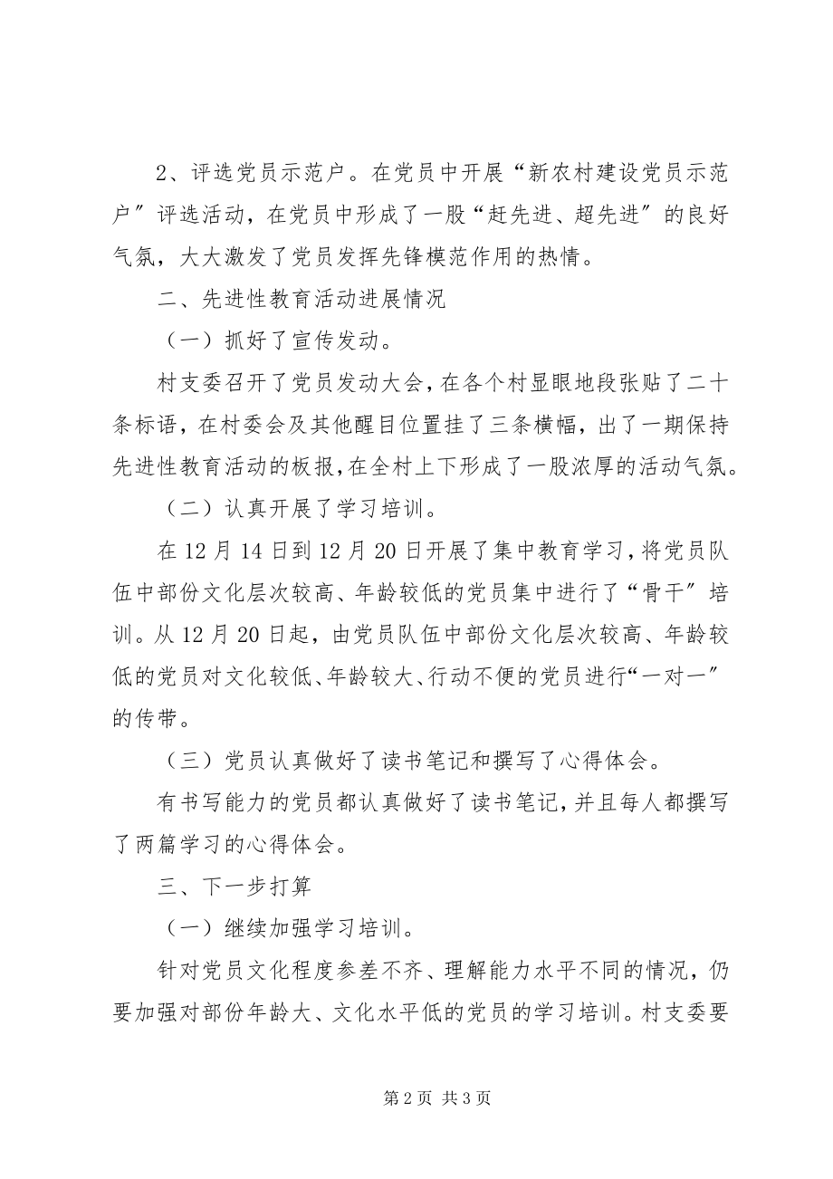 2023年某村支部委员会第三批保先总结.docx_第2页