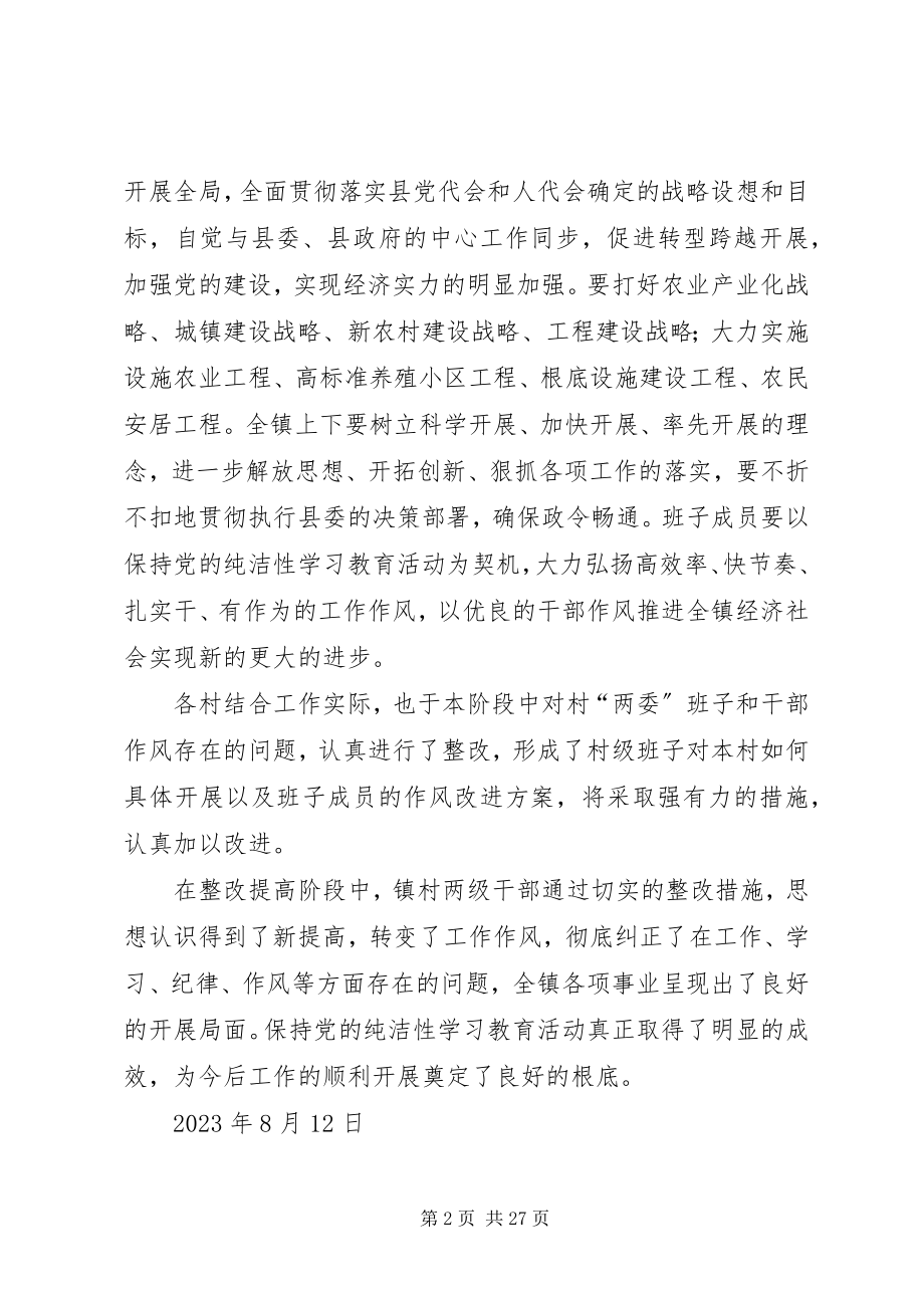 2023年某某镇保持党的纯洁性学习教育活动.docx_第2页