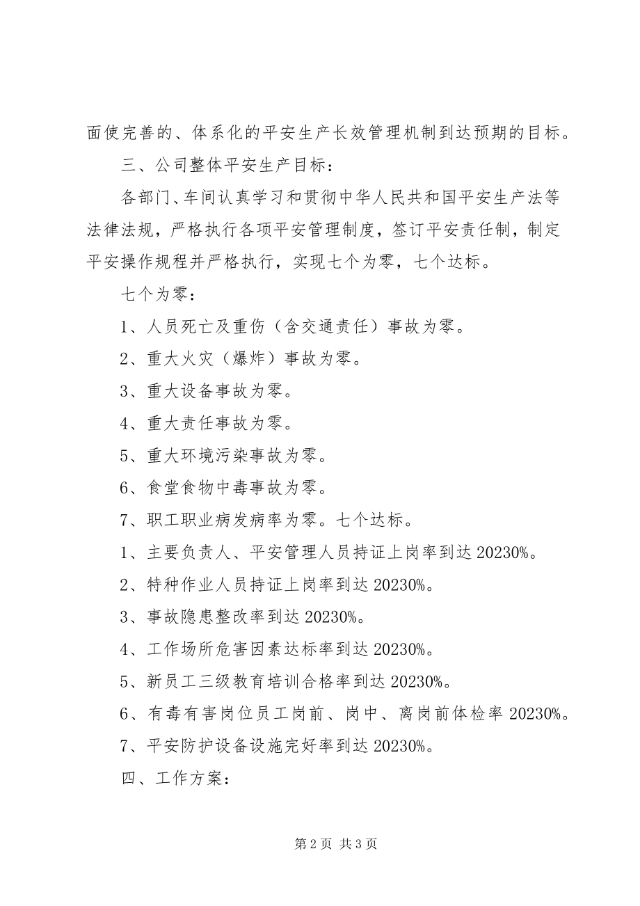 2023年安全生产工作计划目标新编.docx_第2页