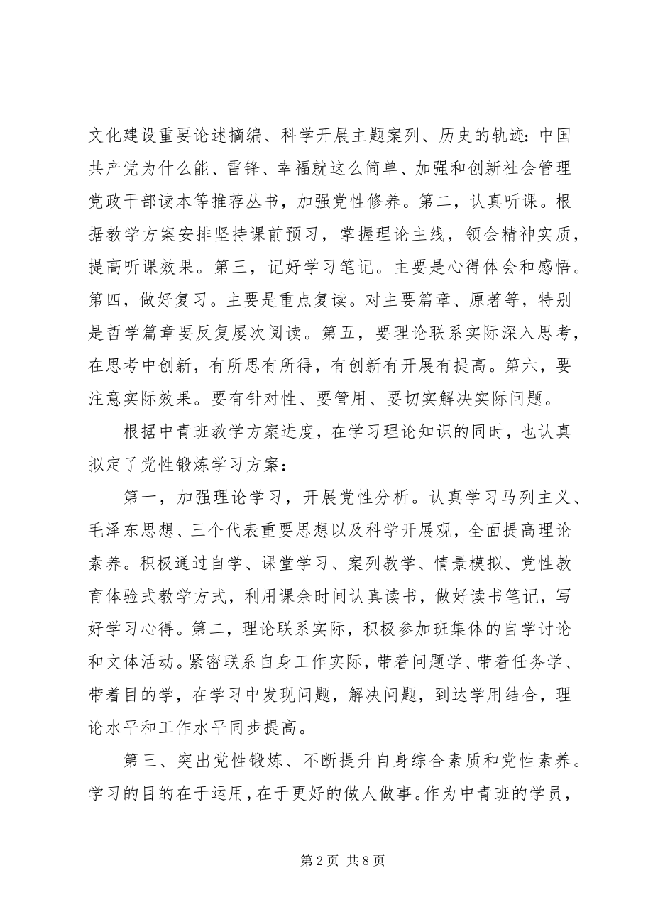 2023年中青班学员党性锻炼计划.docx_第2页