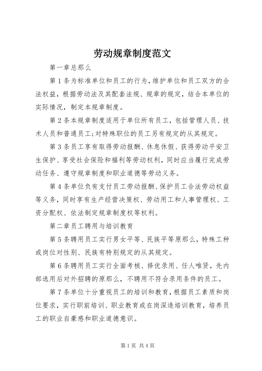 2023年劳动规章制度.docx_第1页