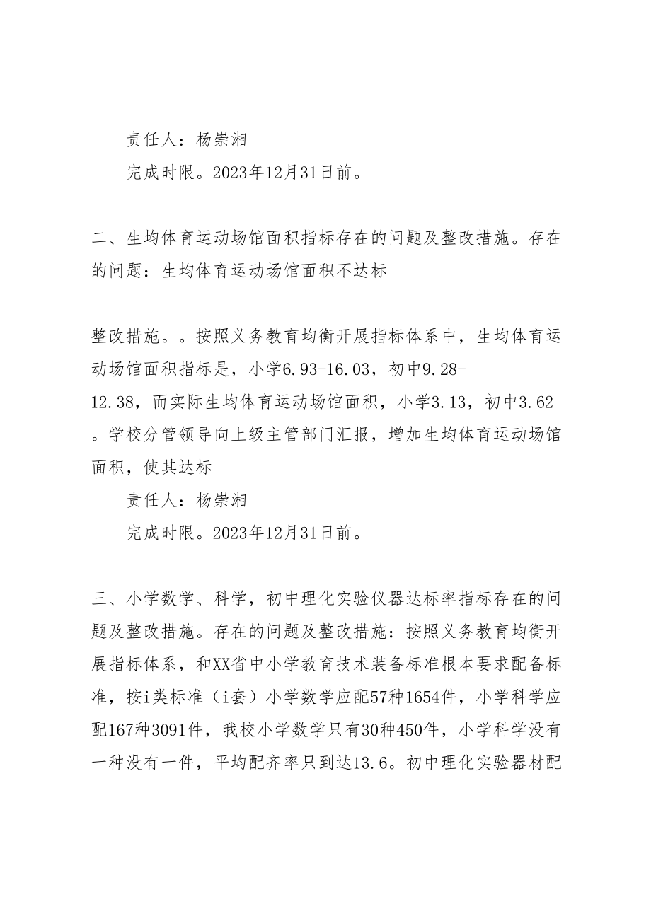 2023年推进义务教育均衡发展整改方案 .doc_第2页