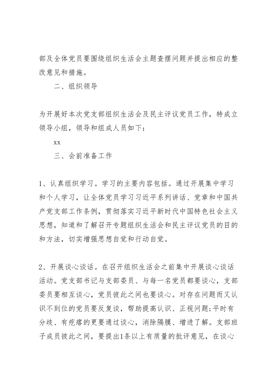 2023年党支部组织生活会实施方案.doc_第2页