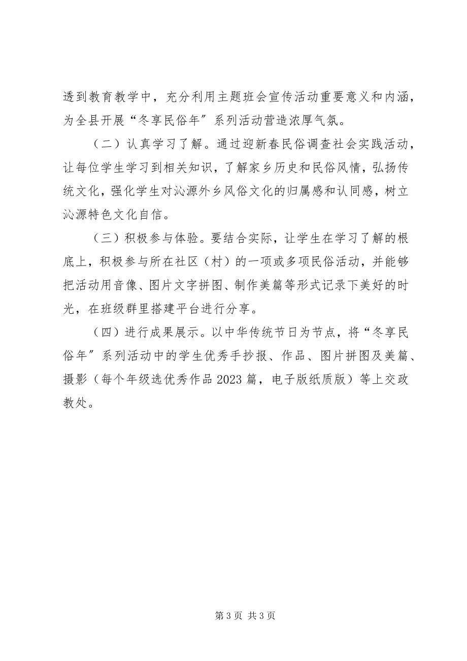 2023年学校冬享民俗年系列活动方案.docx_第3页