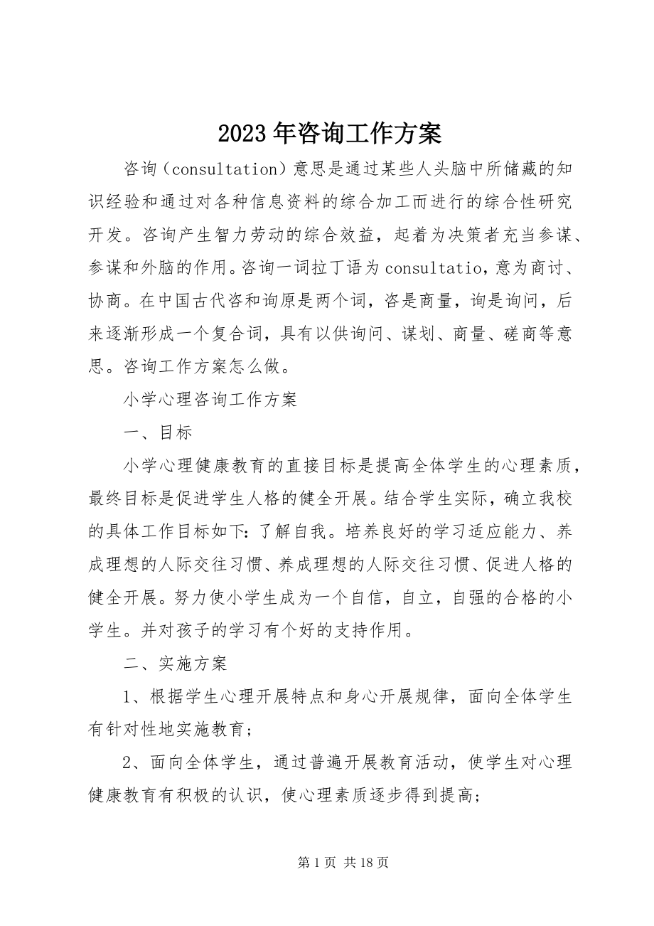 2023年咨询工作计划.docx_第1页