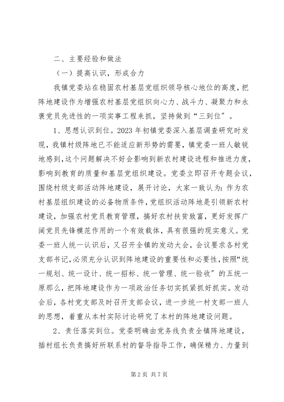 2023年XX镇党支部阵地建设经验和做法新编.docx_第2页