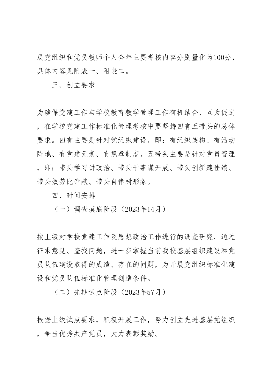 2023年阳贵一中党的基层组织标准化建设实施方案.doc_第2页