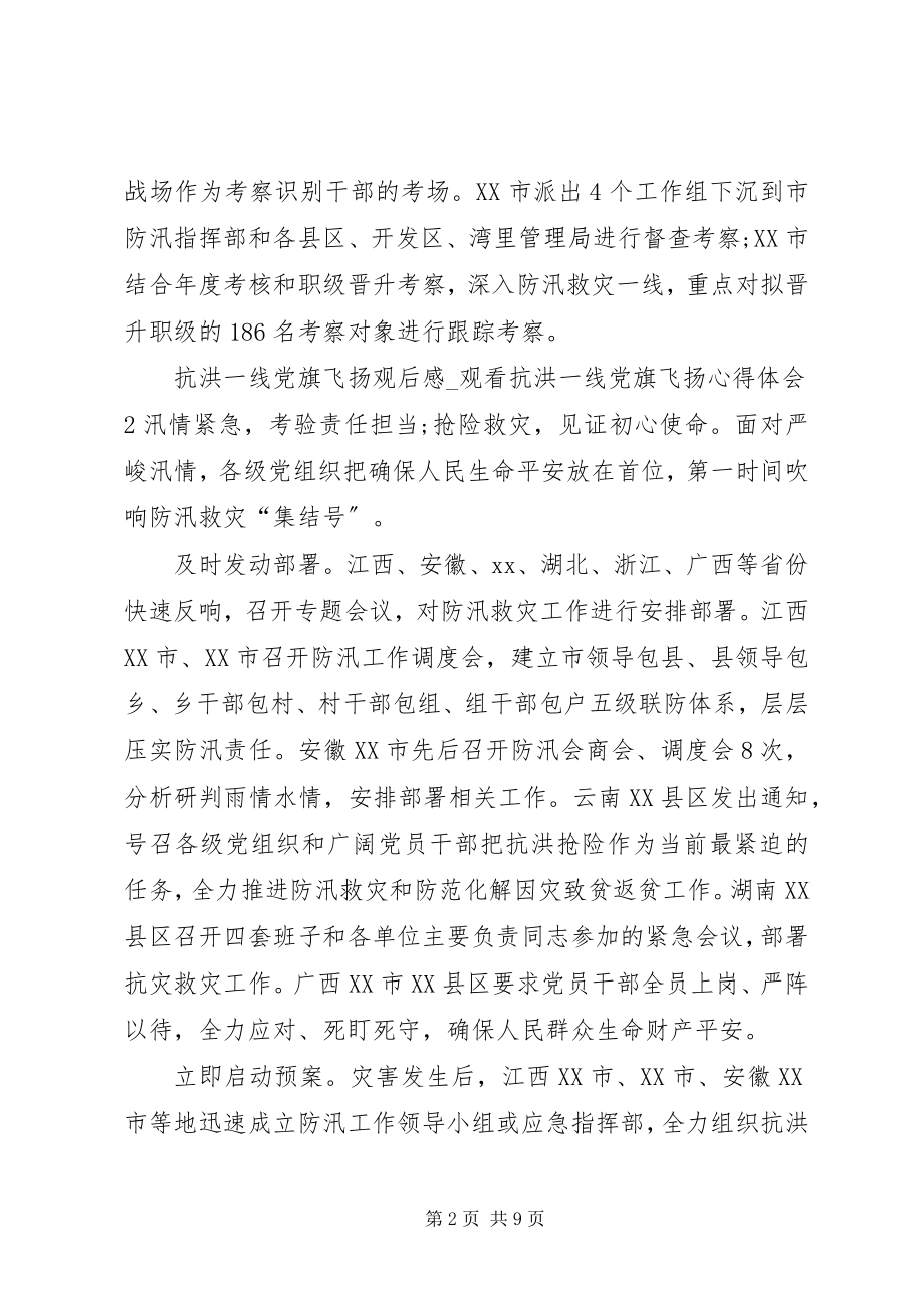 2023年抗洪一线党旗飞扬观后感.docx_第2页