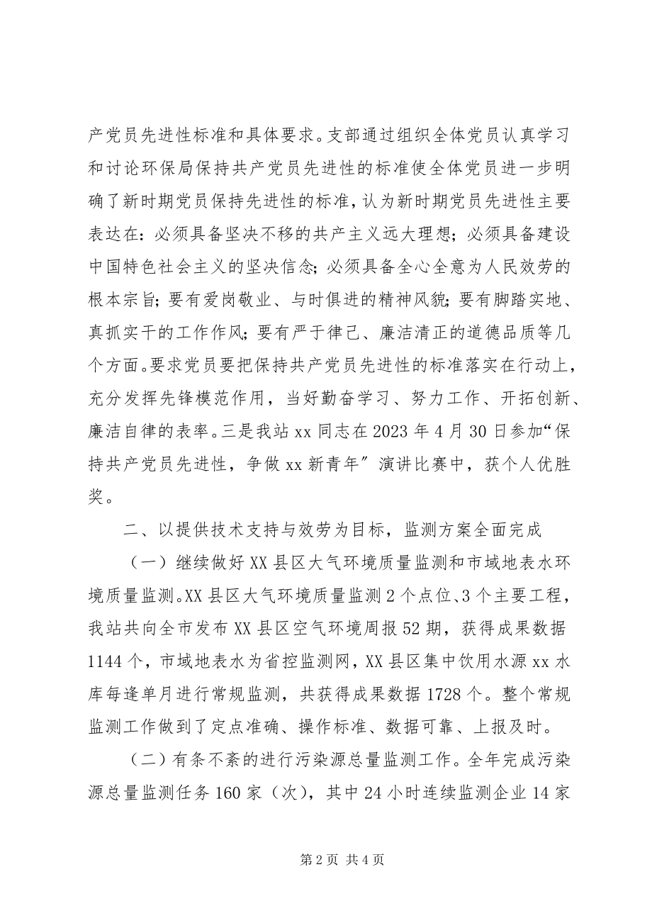 2023年市环境监测站工作总结2.docx_第2页