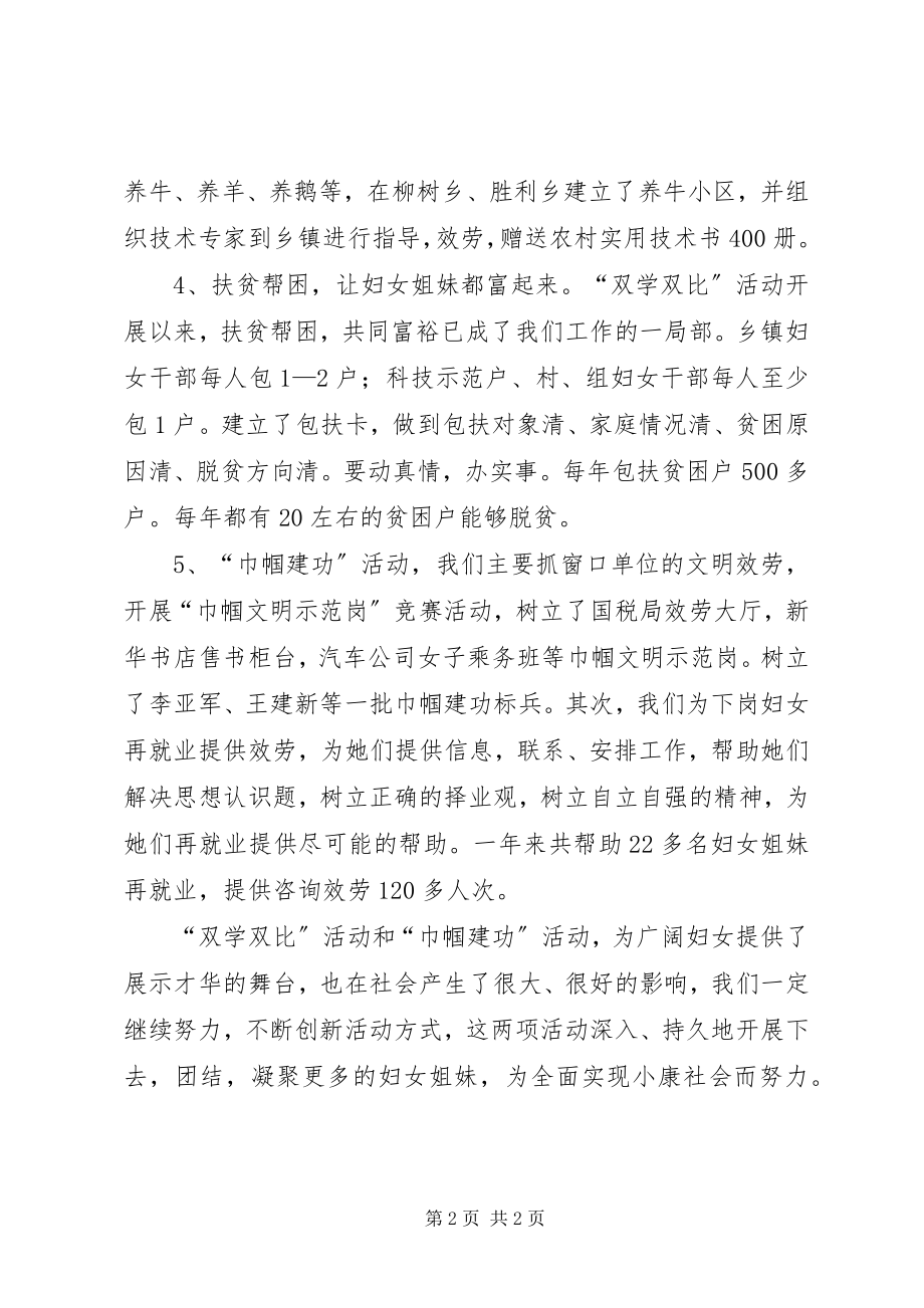 2023年县妇联城乡年终工作总结.docx_第2页