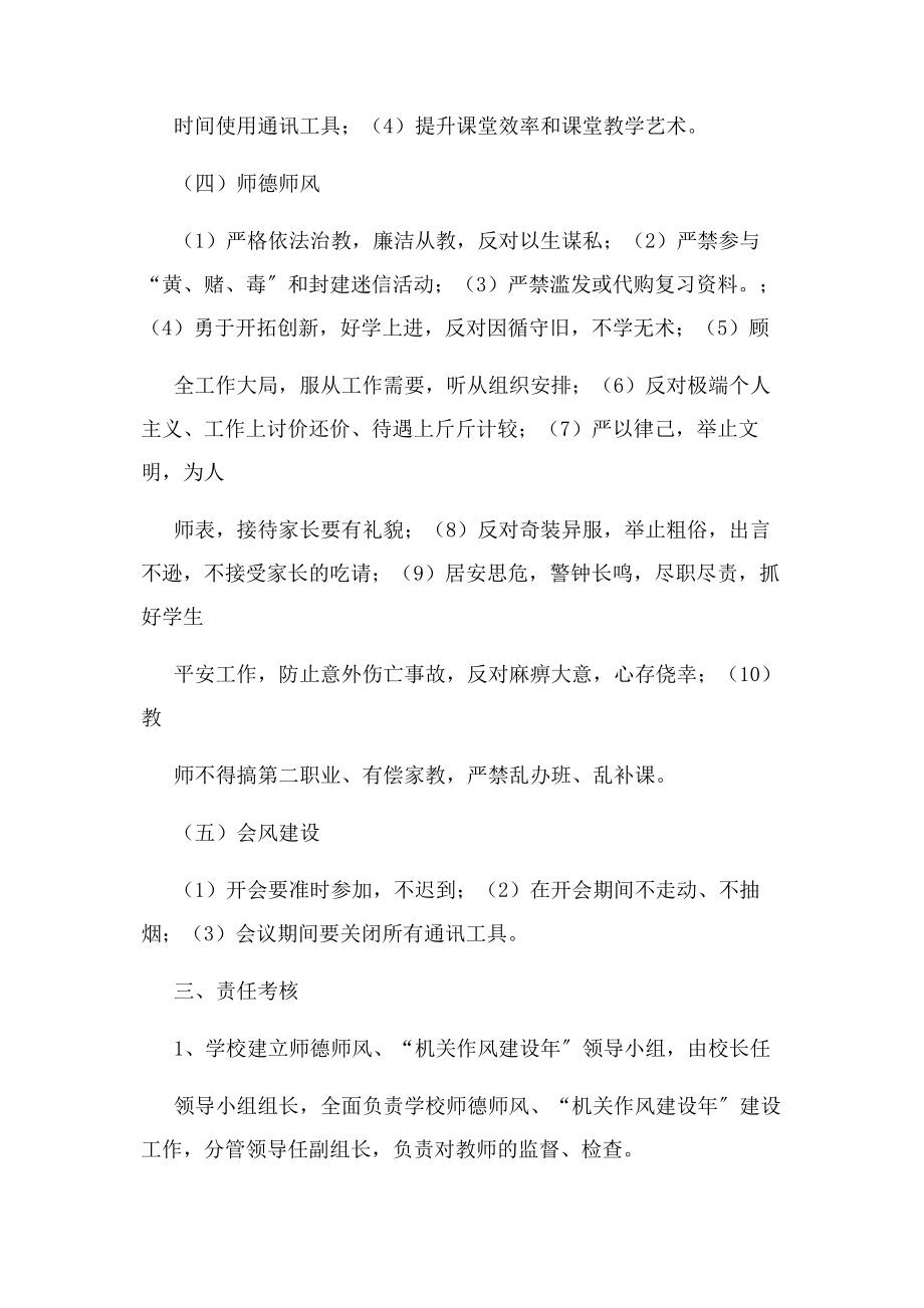 2023年师德师风建设目标责任书.docx_第2页