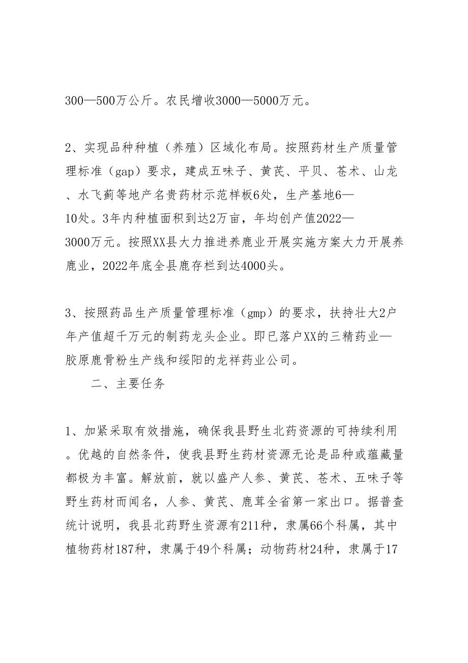 2023年县北药开发工作实施方案 4新编.doc_第2页