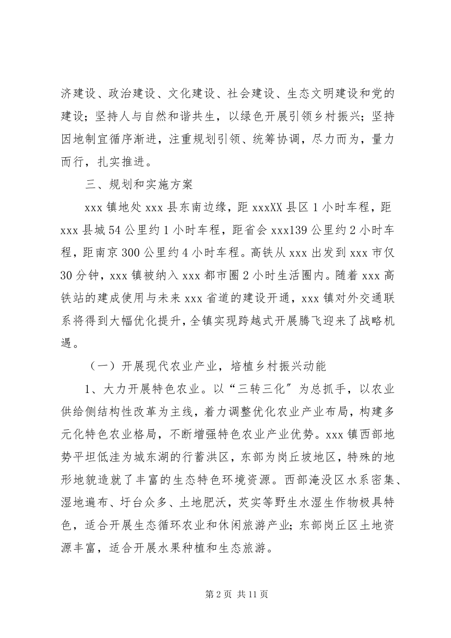 2023年XX镇乡村振兴战略规划和实施计划新编.docx_第2页