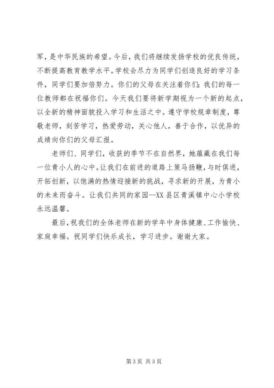 2023年开学典礼教导主任发言稿.docx_第3页