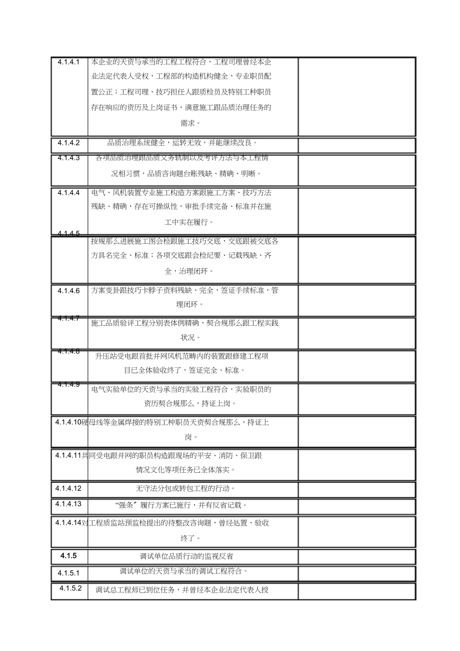 2023年检查表风电场升压站受电前及首批风机并网前质量监督检查记录典型表式1.docx_第3页