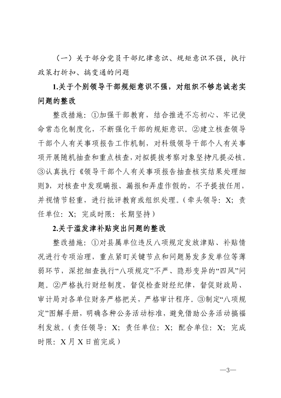 巡察反馈意见整改落实方案.doc_第3页