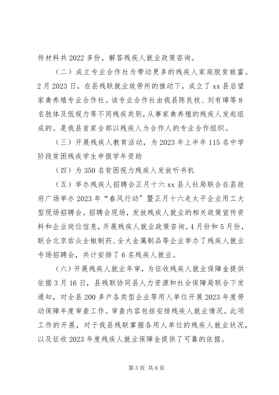 2023年乡镇残联上半年工作总结和重点工作计划.docx_第3页