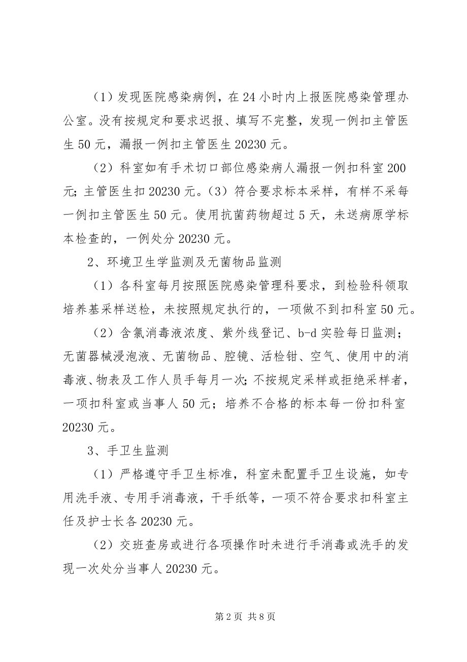 2023年医院感染管理质控奖罚制度.docx_第2页