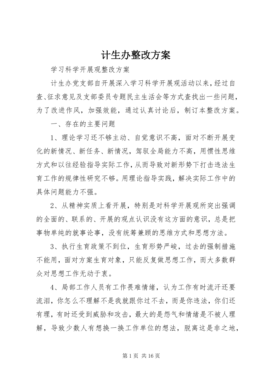 2023年计生办整改方案.docx_第1页