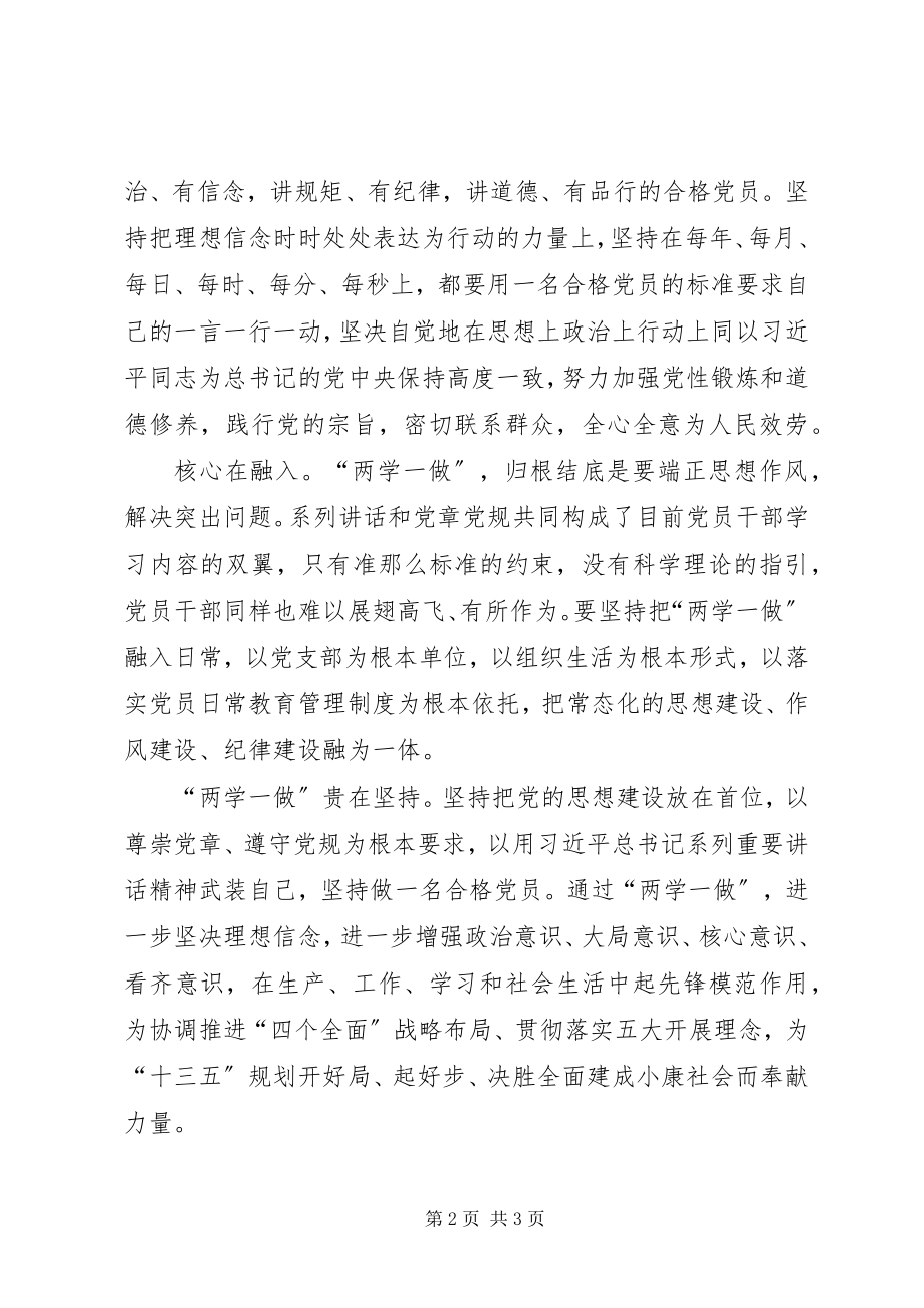 2023年两学一做心得体会学好“两学一做”关键在用心和坚持.docx_第2页