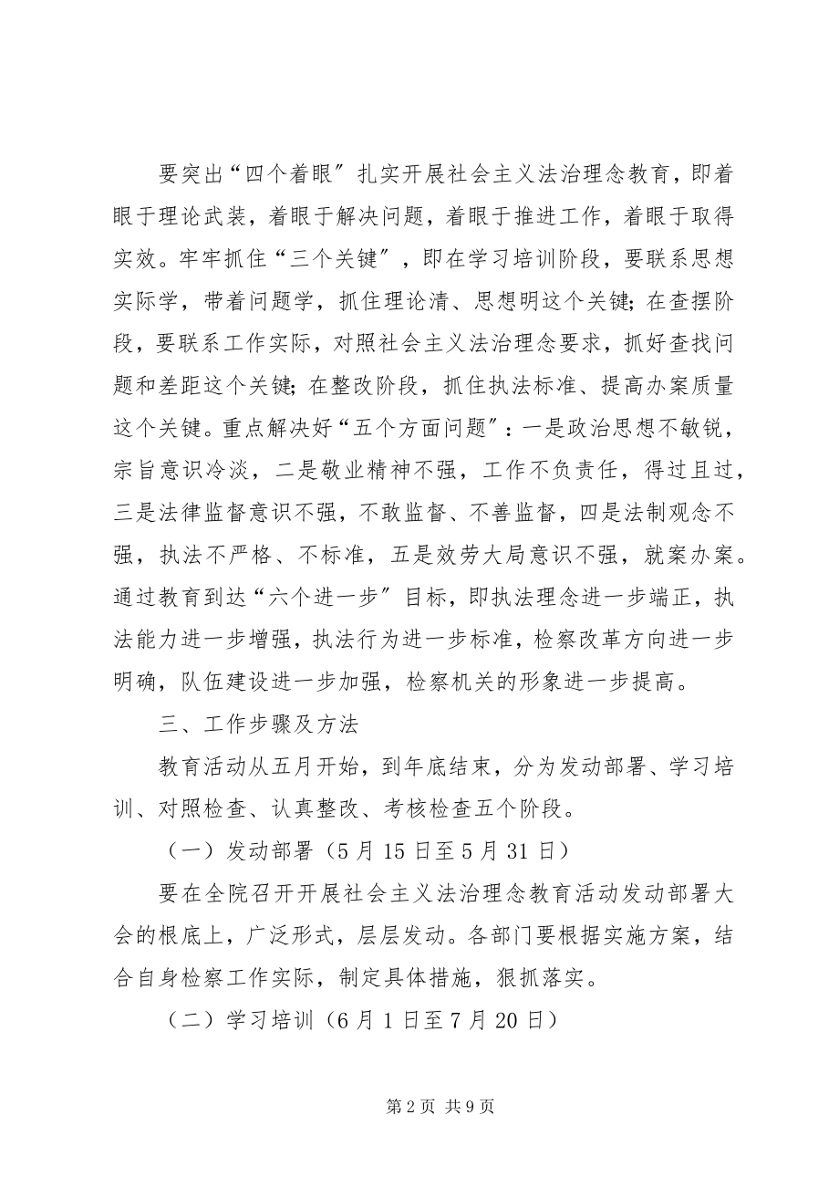 2023年检察院社会主义法治理念教育活动方案.docx_第2页