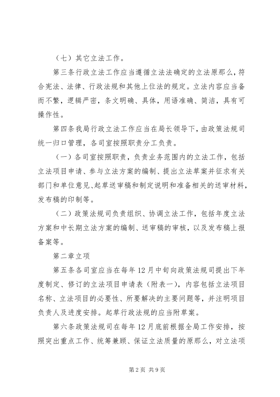 2023年《国家药品监督管理局行政立法程序规》.docx_第2页