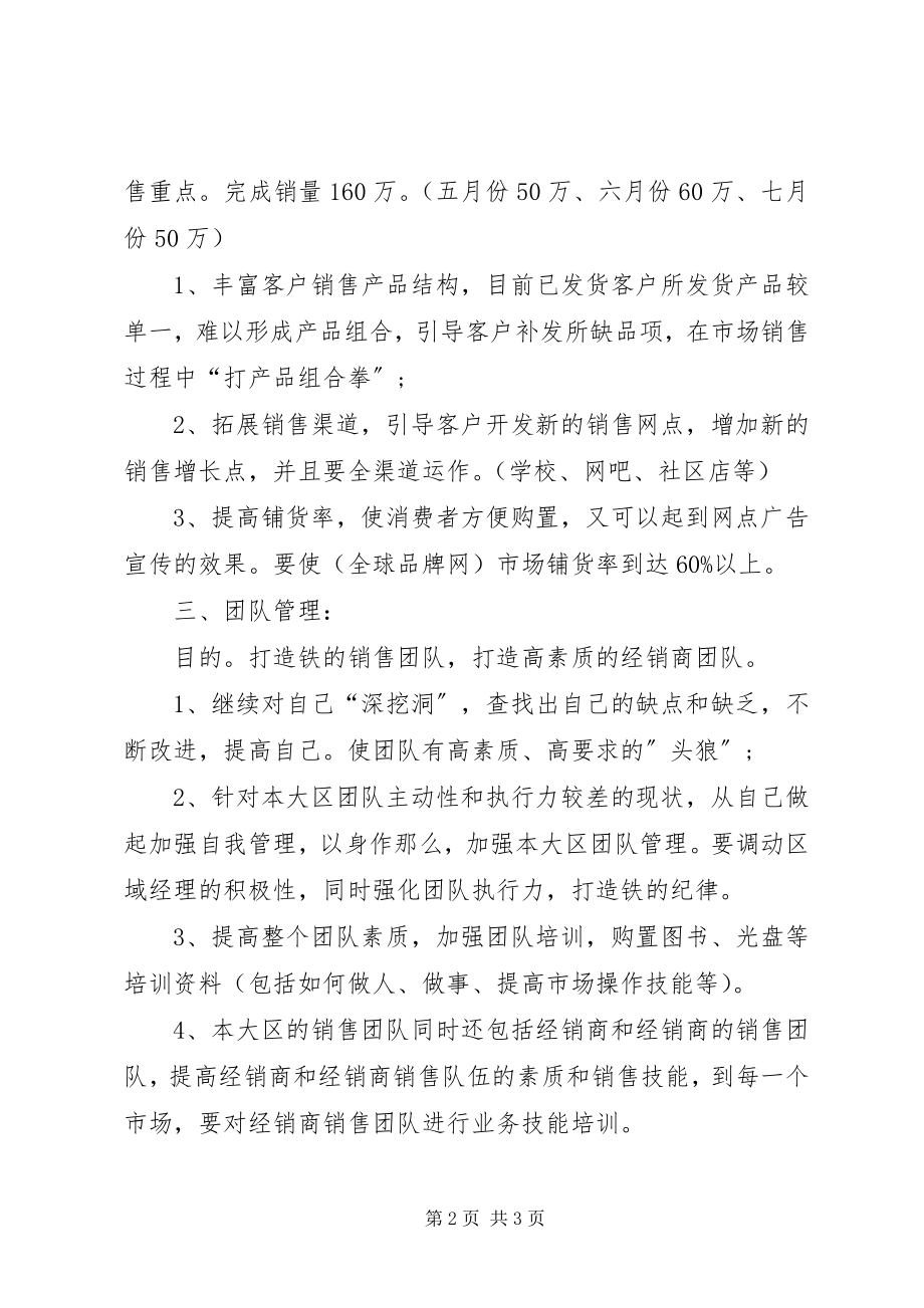 2023年第二季度工作计划模板季度工作计划表格模板新编.docx_第2页