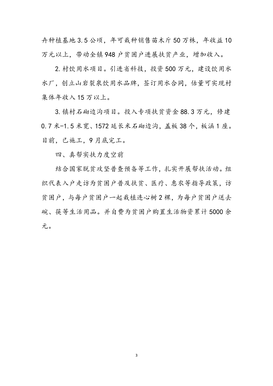 2023年镇代表活动组扶贫工作总结.docx_第3页