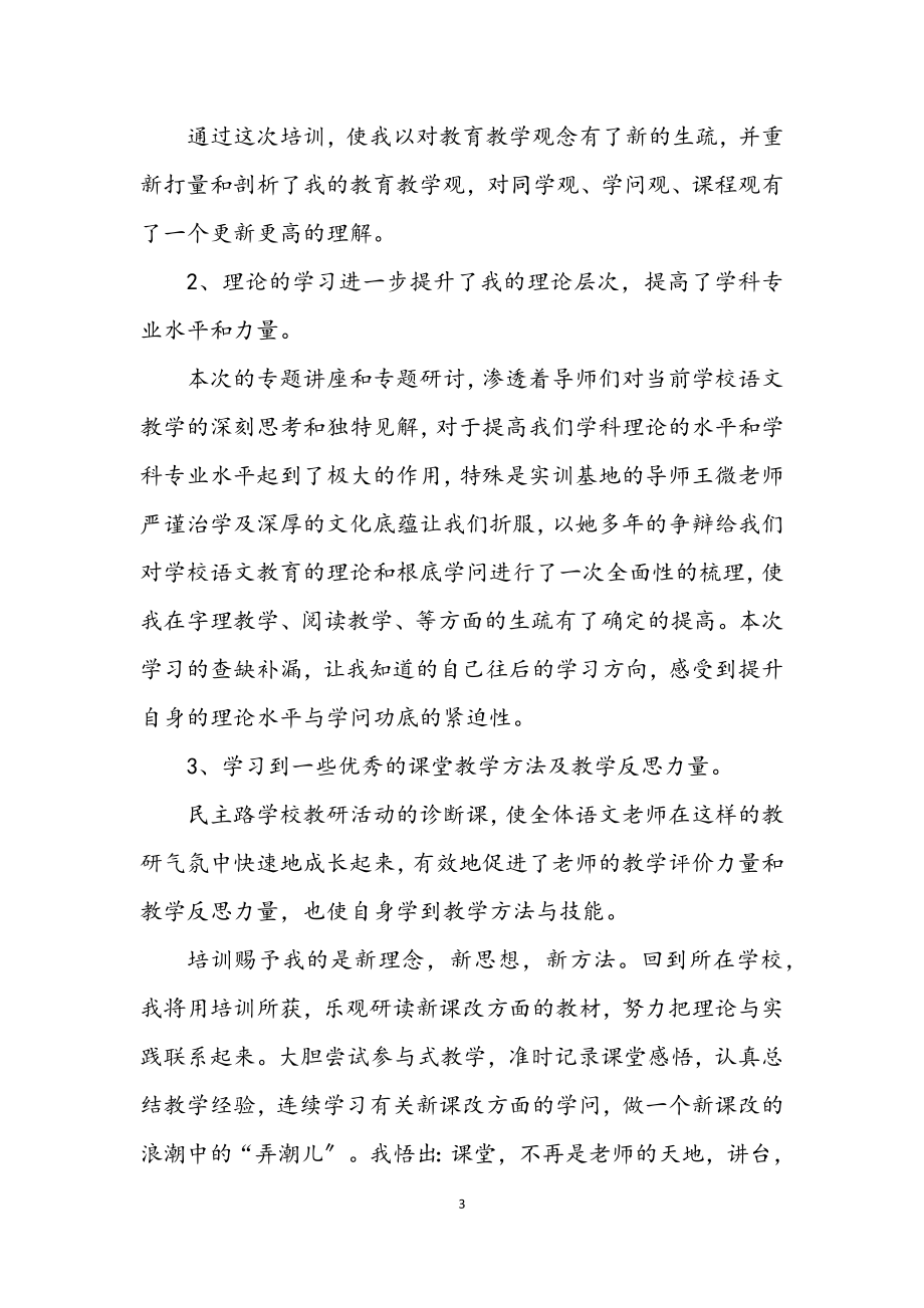 2023年骨干教师研修班学习汇报.docx_第3页