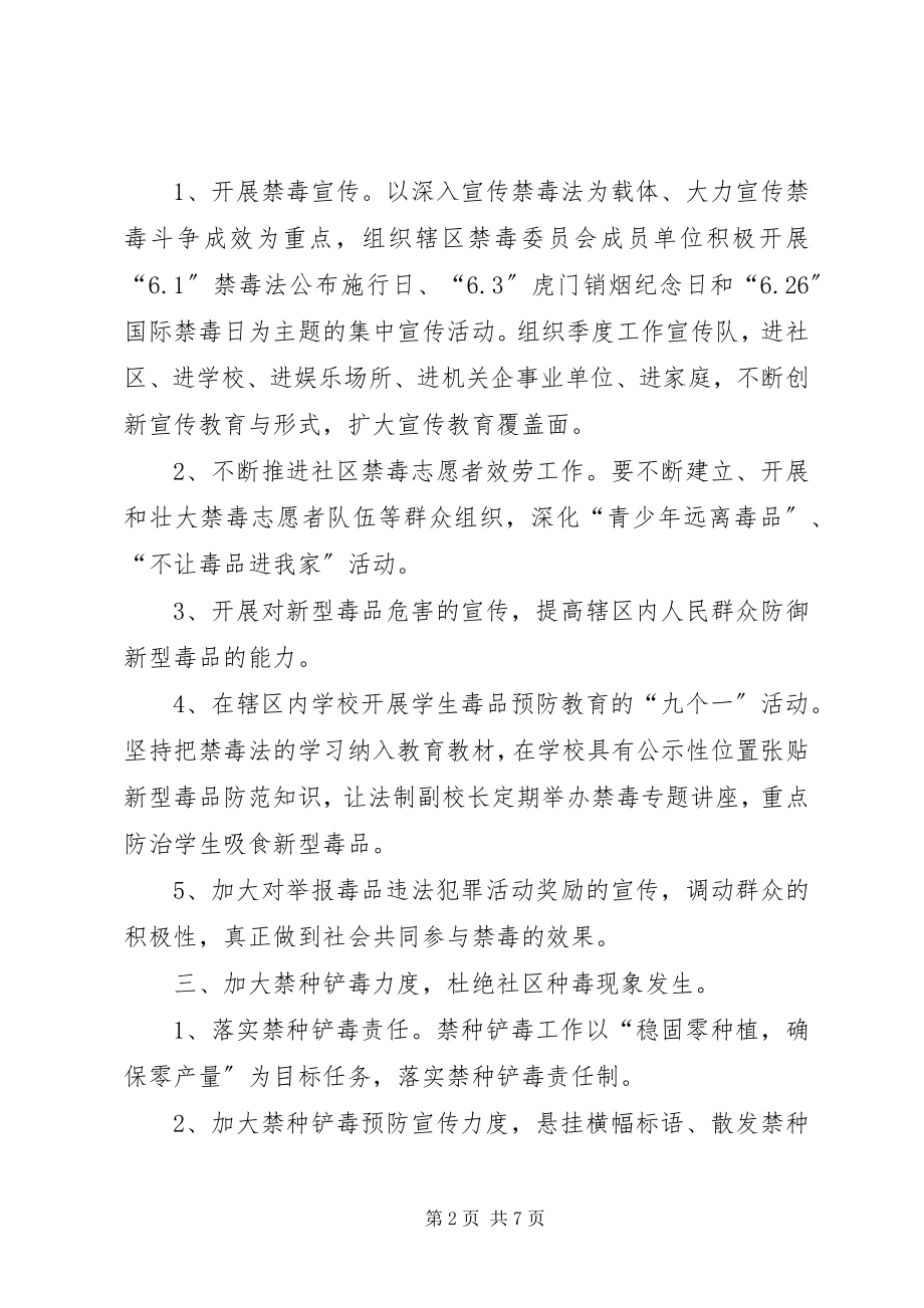 2023年社区禁毒个人工作计划.docx_第2页