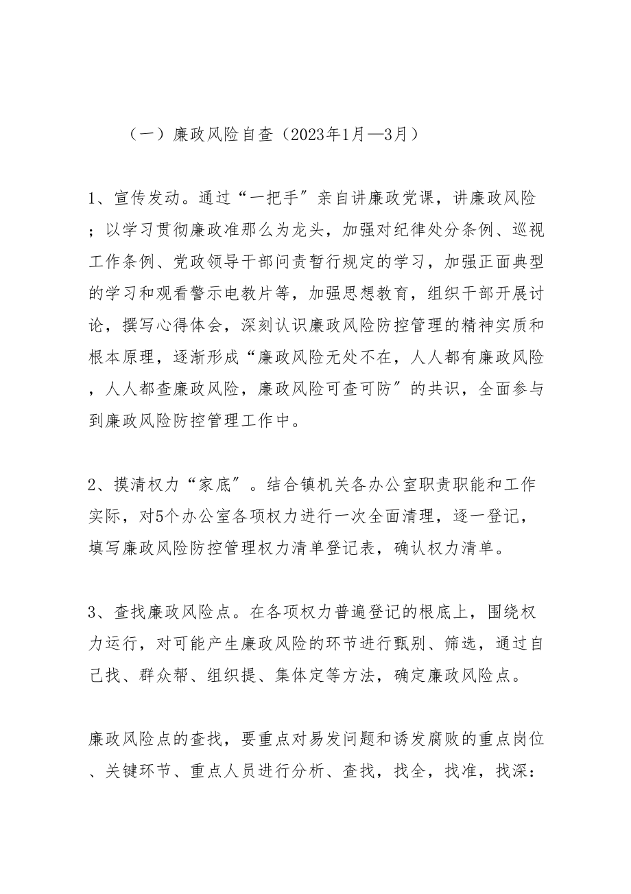 2023年乡镇廉政风险防控管理工作实施方案新编.doc_第2页