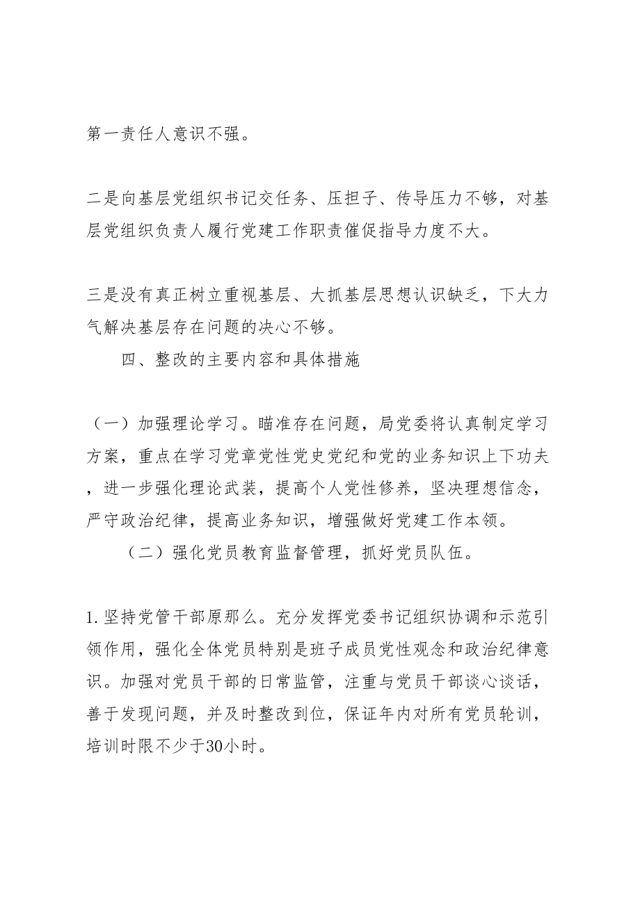 2023年党委书记抓党建工作问题整改方案.doc_第2页