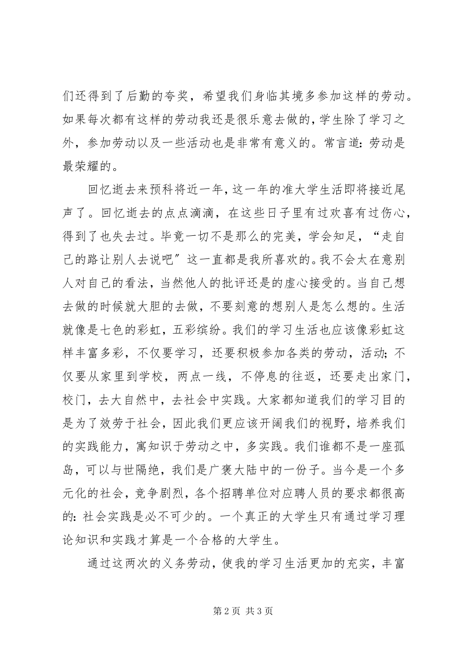 2023年义务劳动心得体会大全5篇.docx_第2页