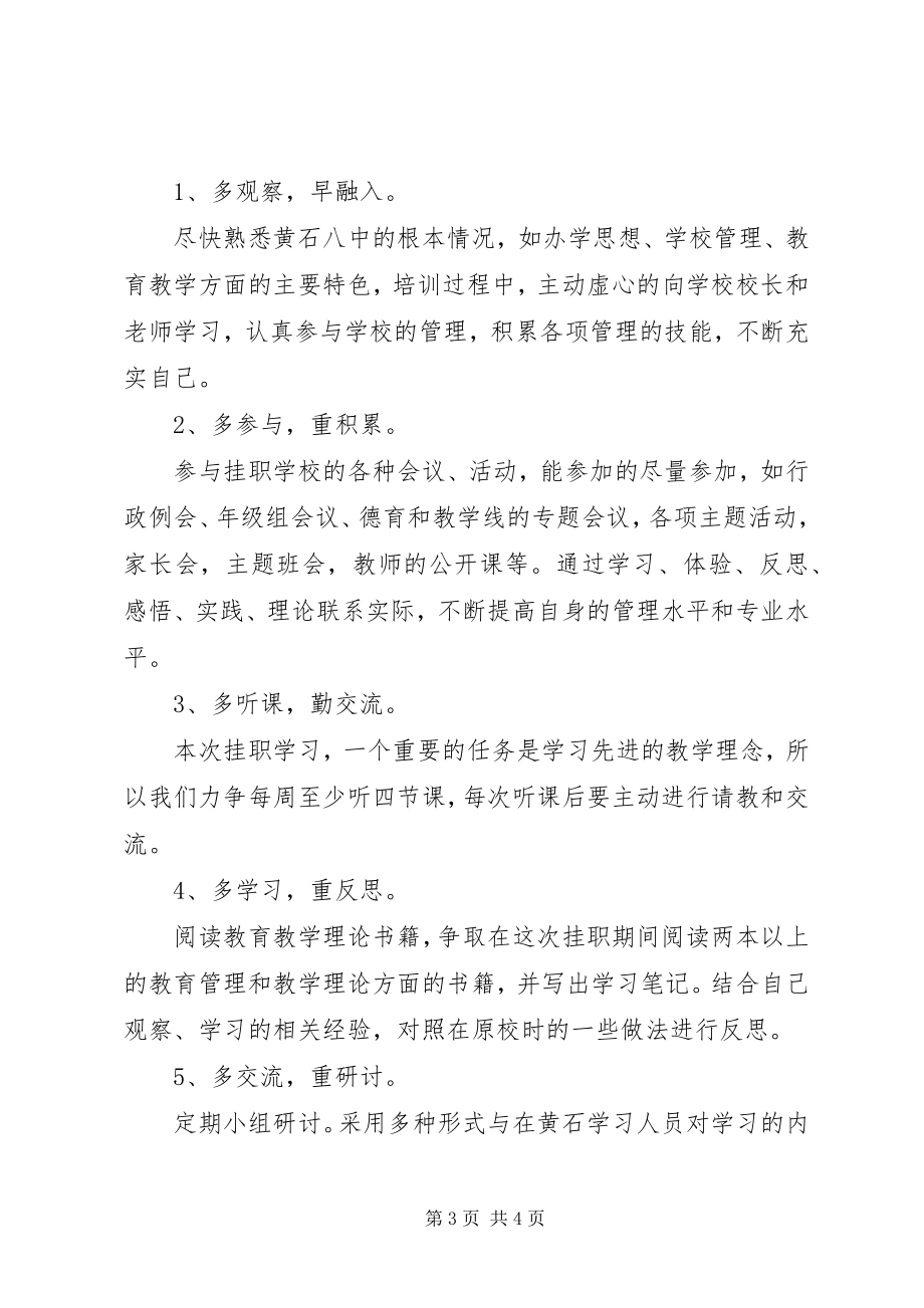 2023年校长个人挂职培训行动研究方案.docx_第3页