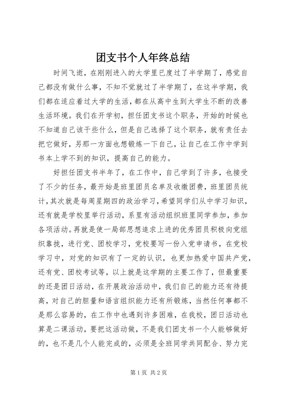 2023年团支书个人年终总结.docx_第1页