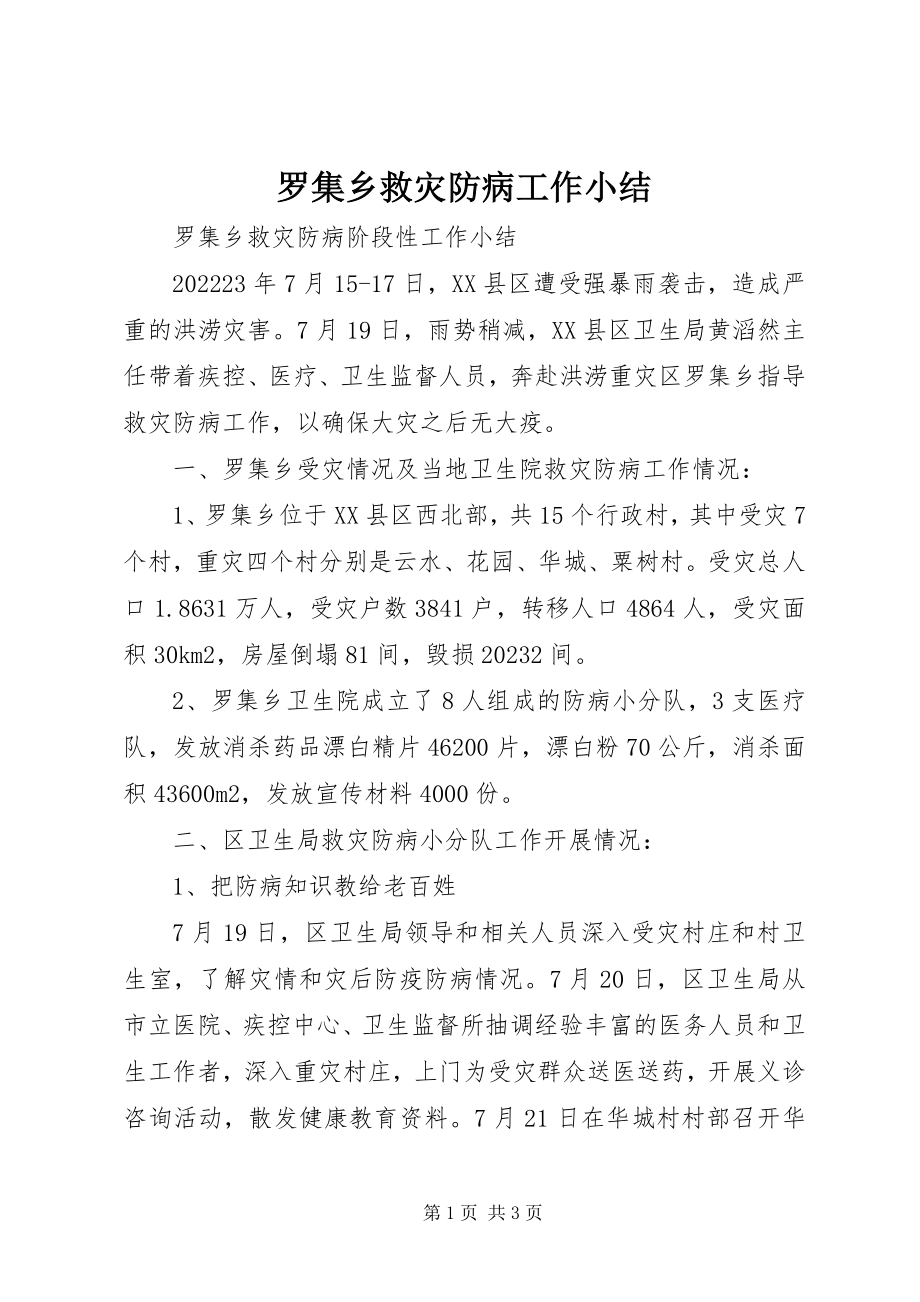 2023年罗集乡救灾防病工作小结.docx_第1页