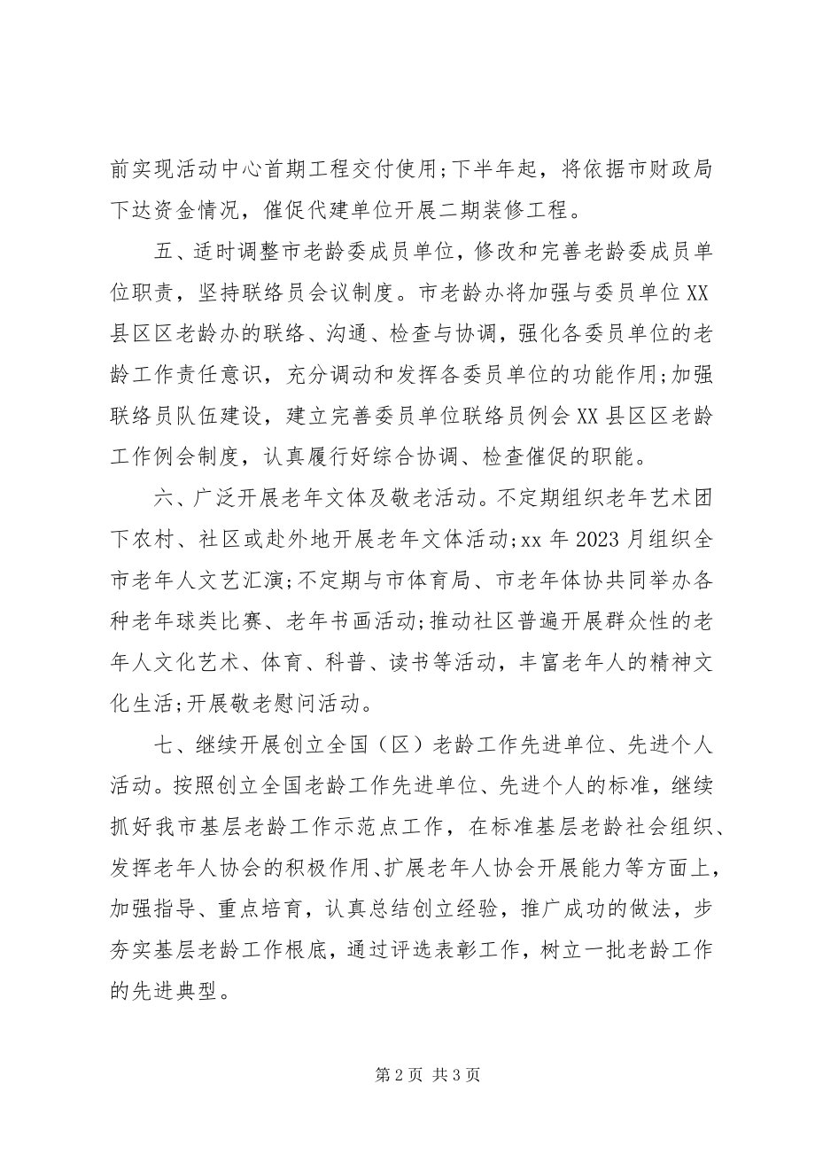 2023年老龄工作委员会办公室的工作计划.docx_第2页