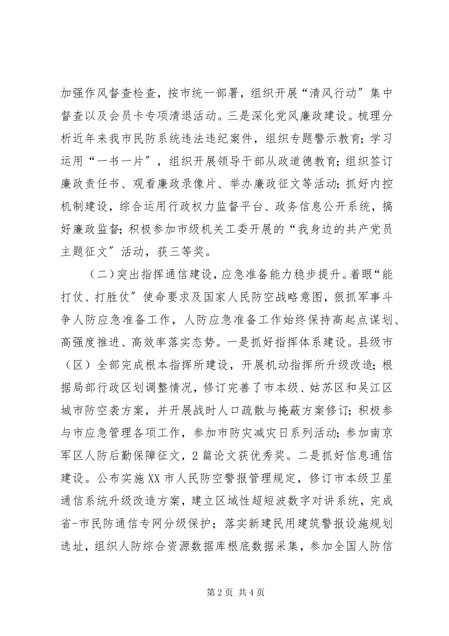 2023年民防局终工作总结.docx_第2页