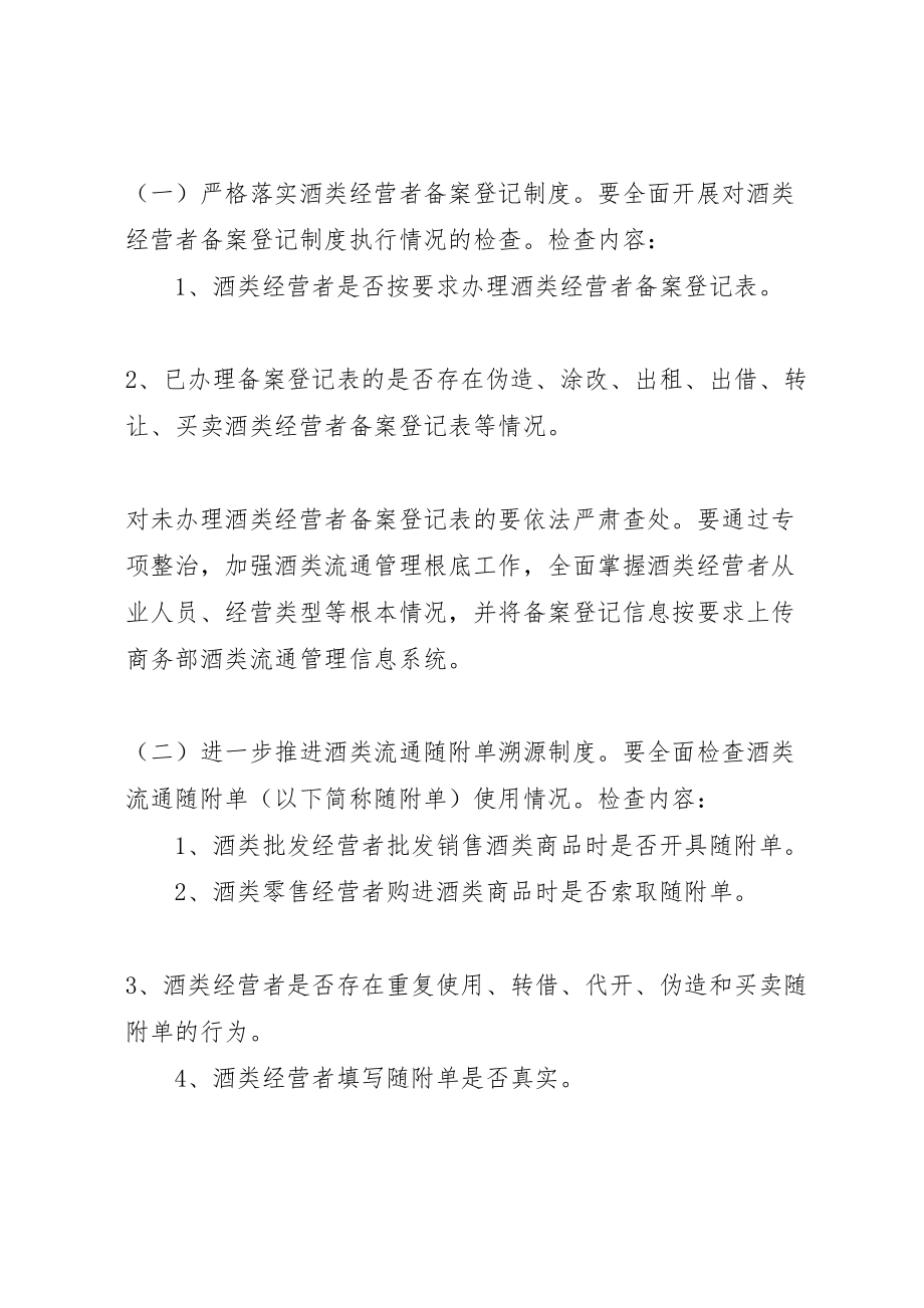 2023年县区商务局关于开展农村酒类市场专项检查整治活动实施方案.doc_第2页